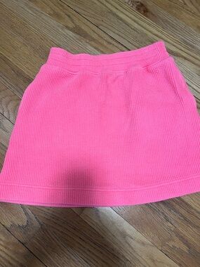 aerie Hot Pink Ribbed Knit Mini Skirt xxs